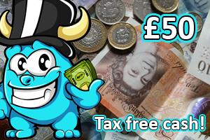 £50 tax free cash